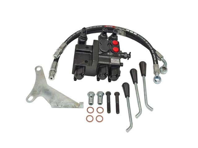 MASSEY FERGUSON 1805609M92H HYDRAULIC DAMPER VALVE 2 OUTLETS + HYDRAULIC